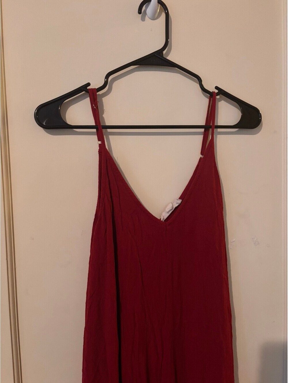 LoveStitch Red Sleeveless Maxi Dress Size M/L - Picture 3 of 3
